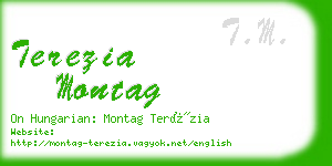 terezia montag business card